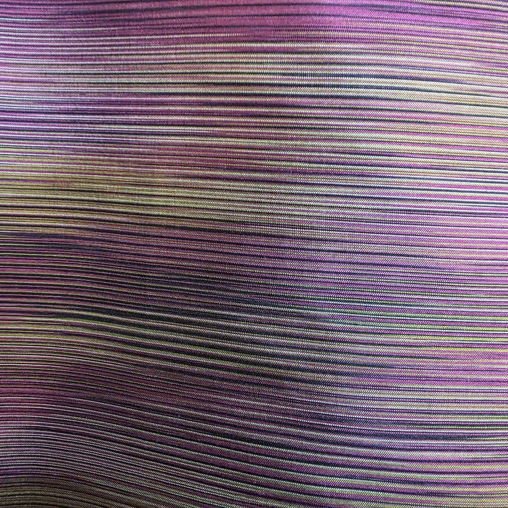 Vintage Y2K Silk Striped Due Per Due Cropped Pants High Waist Shimmery EUC 20W - Picture 3 of 13